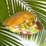 Calientitas tortas de La Costa Tacos y Mariscos